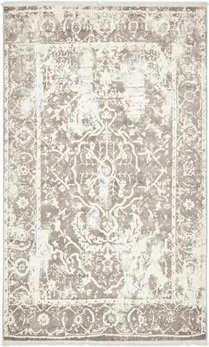 Gray 5' 1 x 8' New Classical Rectangle Area Rug 70% Polypropylene & 30% Polyester Traditional Vintage Distressed Carpet for Interior Design Home Decor for Sale at Rug Engine