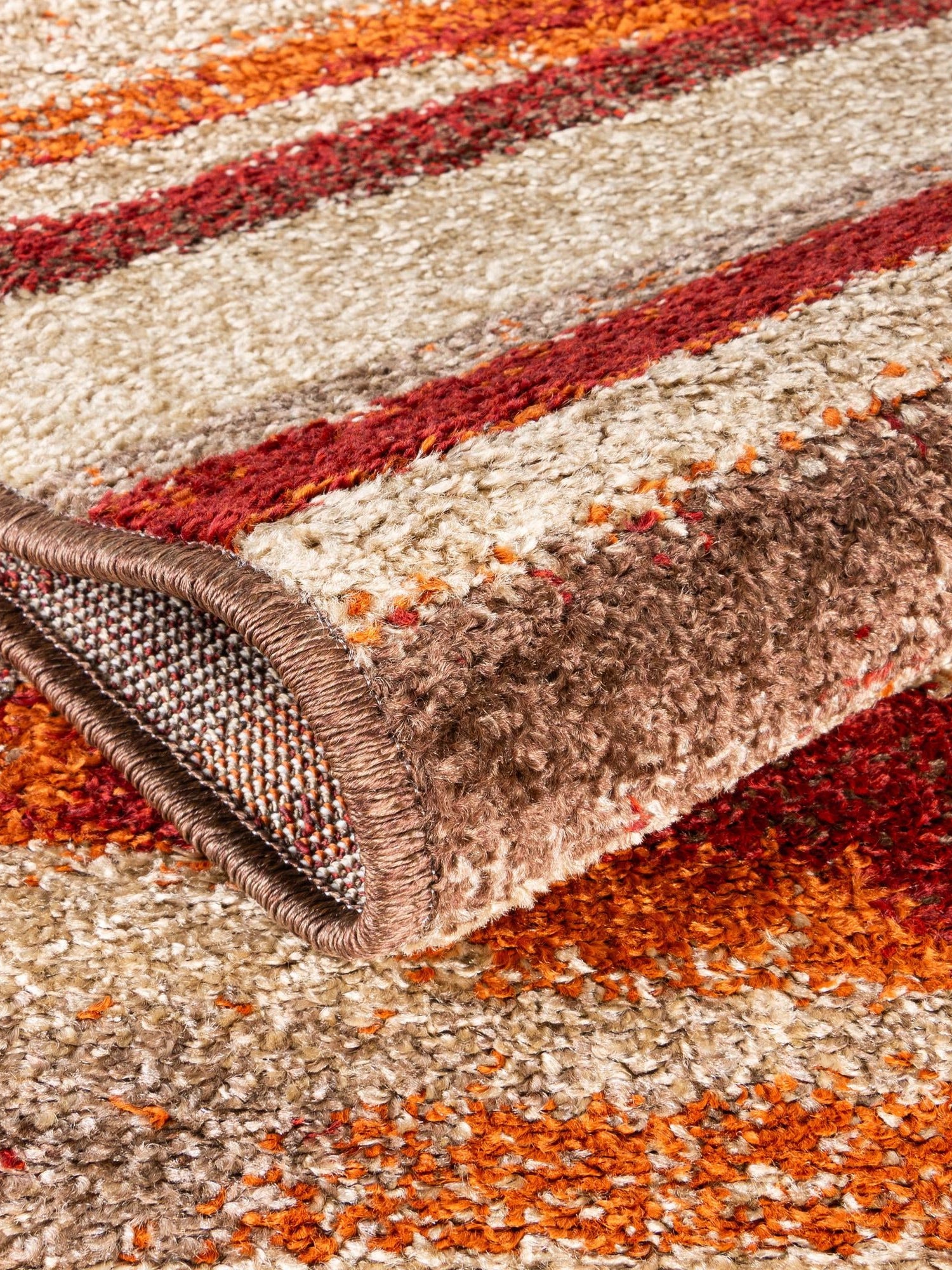 Multicolor 7' 10 x 7' 10 Autumn Round Area Rug 100% Polypropylene Durable Jute Backing Living Dining Room Bedroom Office Modern Decor Carpet for Sale at Rug Engine