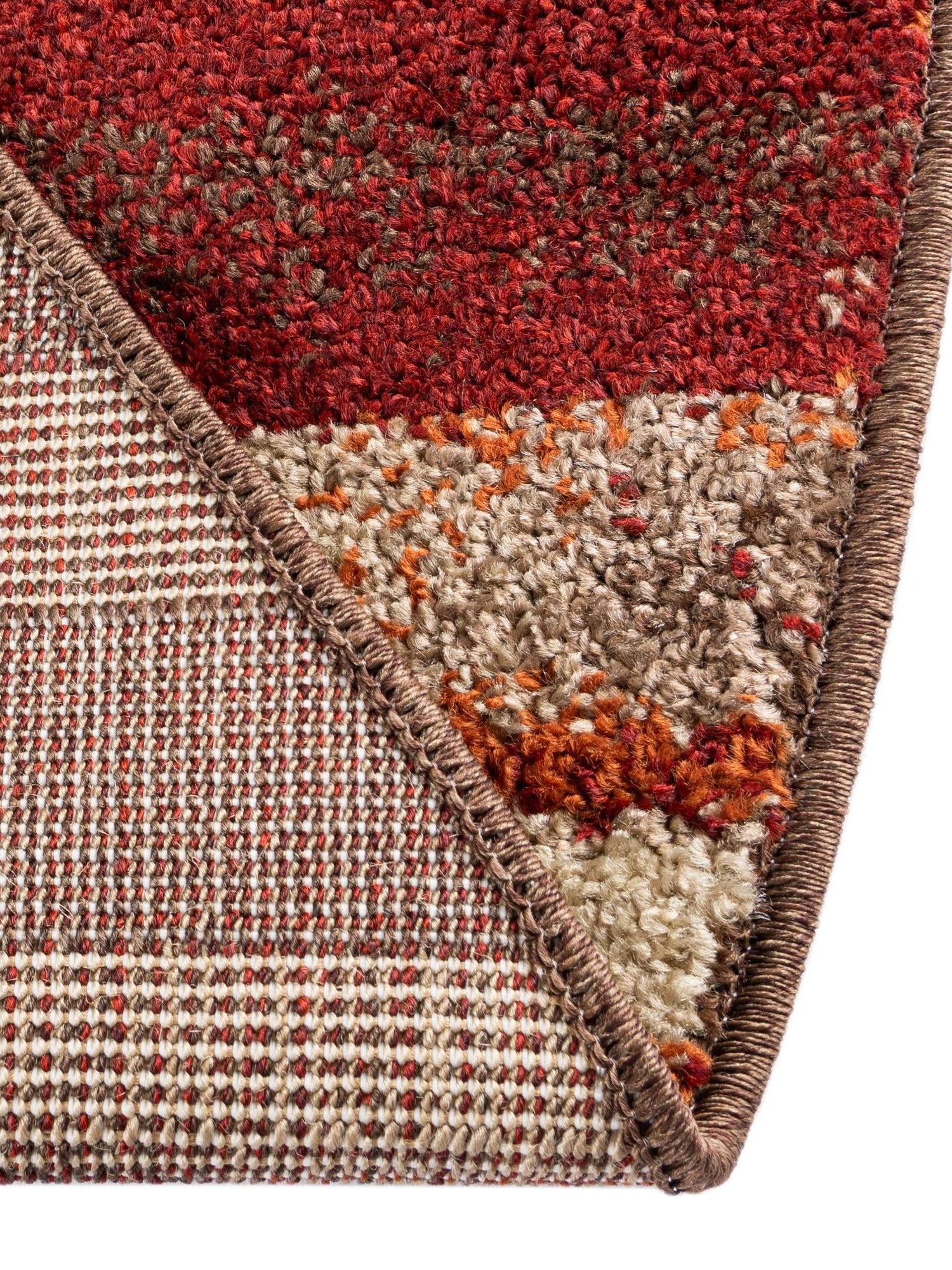 Multicolor 7' 10 x 7' 10 Autumn Round Area Rug 100% Polypropylene Durable Jute Backing Living Dining Room Bedroom Office Modern Decor Carpet for Sale at Rug Engine