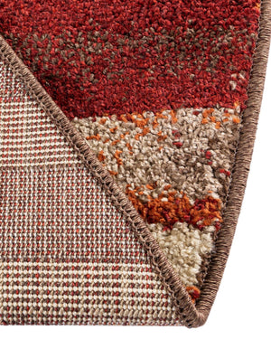 Multicolor 7' 10 x 7' 10 Autumn Round Area Rug 100% Polypropylene Durable Jute Backing Living Dining Room Bedroom Office Modern Decor Carpet for Sale at Rug Engine