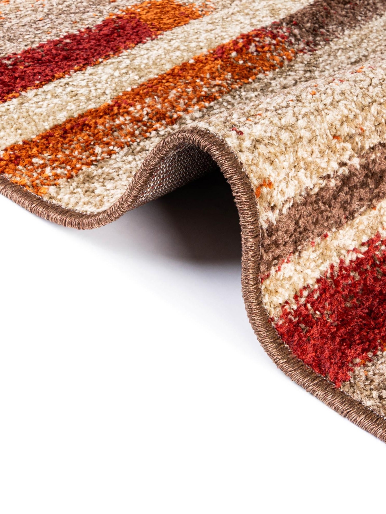 Multicolor 7' 10 x 7' 10 Autumn Round Area Rug 100% Polypropylene Durable Jute Backing Living Dining Room Bedroom Office Modern Decor Carpet for Sale at Rug Engine