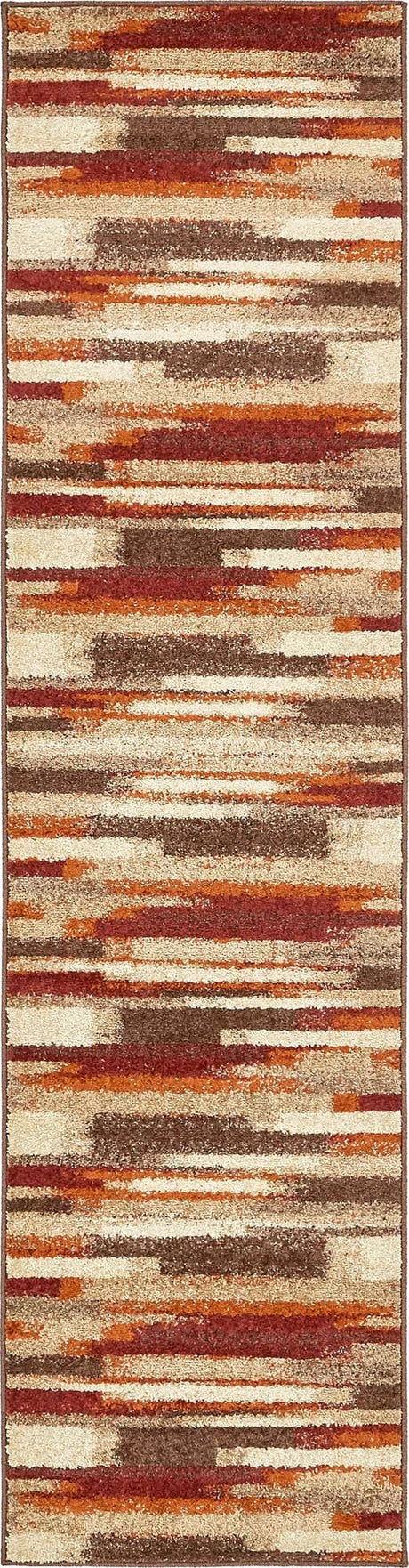 Multicolor 2' 7 x 10' Autumn Runner Area Rug 100% Polypropylene Durable Jute Backing Living Dining Room Bedroom Office Modern Decor Carpet for Sale at Rug Engine