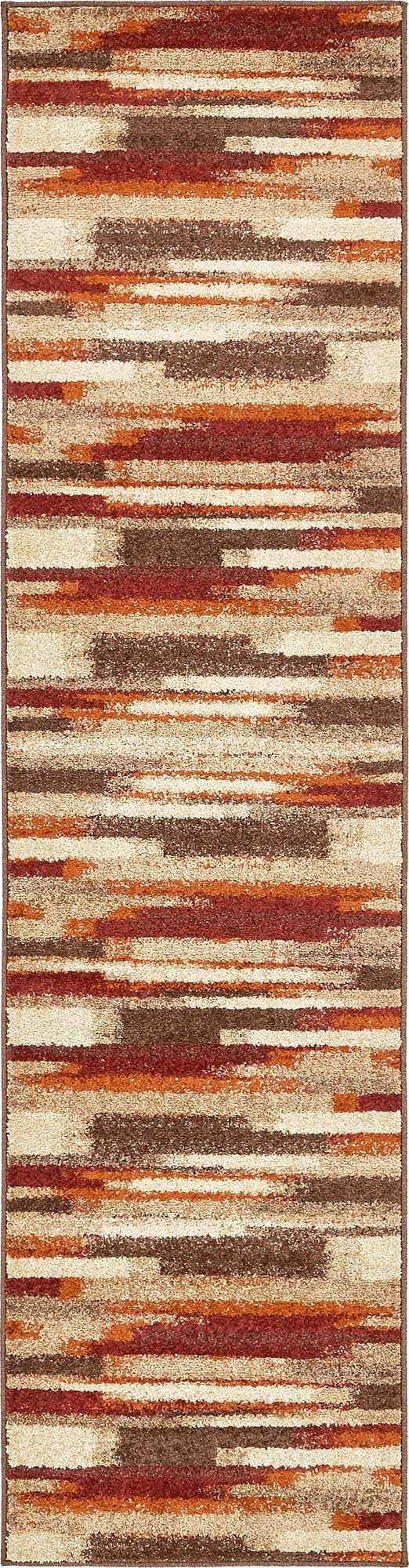 Multicolor 2' 7 x 10' Autumn Runner Area Rug 100% Polypropylene Durable Jute Backing Living Dining Room Bedroom Office Modern Decor Carpet for Sale at Rug Engine