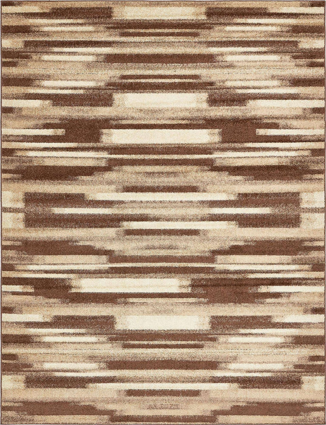 Brown 9' x 12' Autumn Rectangle Area Rug 100% Polypropylene Durable Jute Backing Living Dining Room Bedroom Office Modern Decor Carpet for Sale at Rug Engine