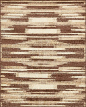 Brown 7' 10 x 10' Autumn Rectangle Area Rug 100% Polypropylene Durable Jute Backing Living Dining Room Bedroom Office Modern Decor Carpet for Sale at Rug Engine