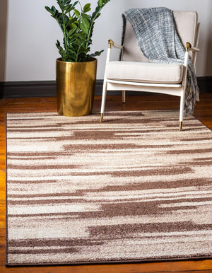 Brown 5' 3 x 8' Autumn Rectangle Area Rug 100% Polypropylene Durable Jute Backing Living Dining Room Bedroom Office Modern Decor Carpet for Sale at Rug Engine
