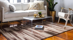 Brown 5' 3 x 8' Autumn Rectangle Area Rug 100% Polypropylene Durable Jute Backing Living Dining Room Bedroom Office Modern Decor Carpet for Sale at Rug Engine