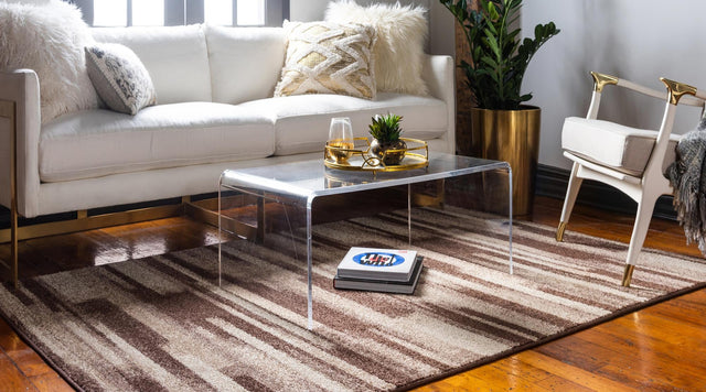 Brown 5' 3 x 8' Autumn Rectangle Area Rug 100% Polypropylene Durable Jute Backing Living Dining Room Bedroom Office Modern Decor Carpet for Sale at Rug Engine