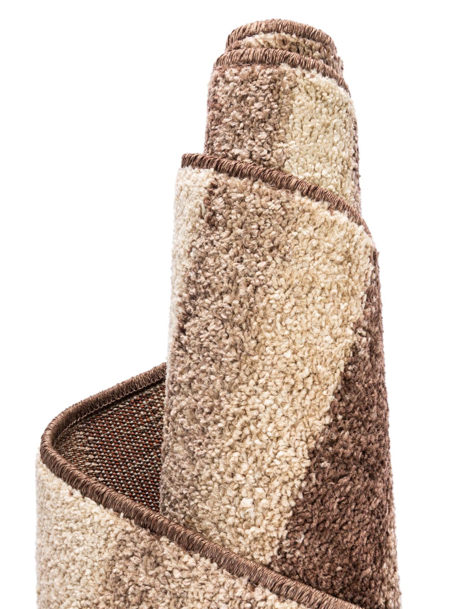 Brown 3' 1 x 3' 1 Autumn Round Area Rug 100% Polypropylene Durable Jute Backing Living Dining Room Bedroom Office Modern Decor Carpet for Sale at Rug Engine