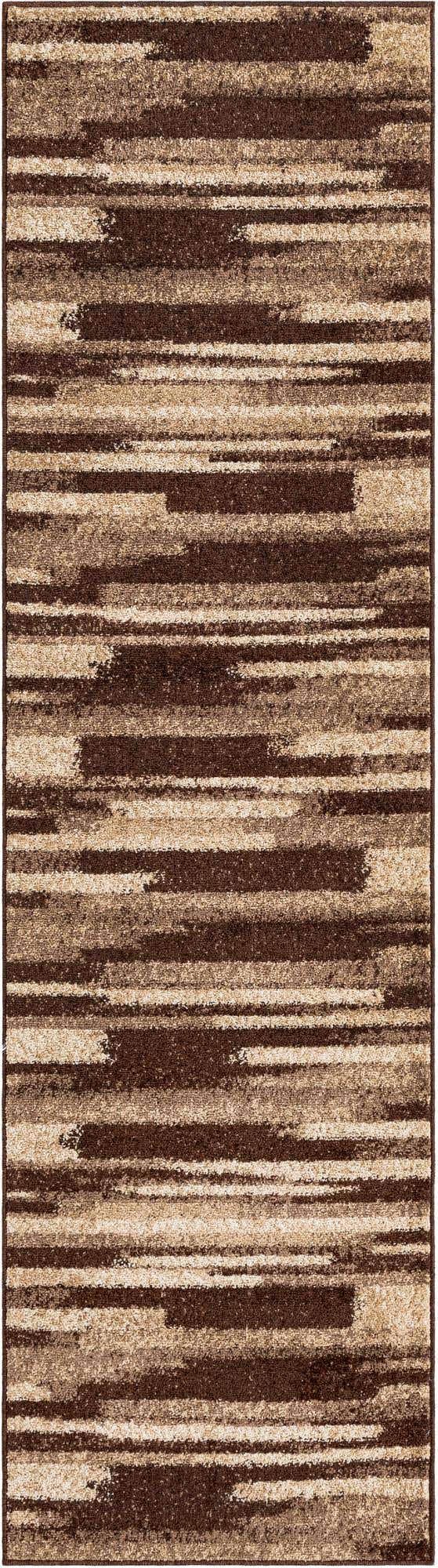 Brown 2' 7 x 10' Autumn Runner Area Rug 100% Polypropylene Durable Jute Backing Living Dining Room Bedroom Office Modern Decor Carpet for Sale at Rug Engine