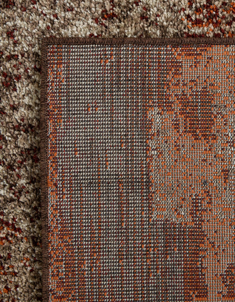 Multicolor 2' x 6' 1 Autumn Runner Area Rug 100% Polypropylene Durable Jute Backing Living Dining Room Bedroom Office Modern Decor Carpet for Sale at Rug Engine
