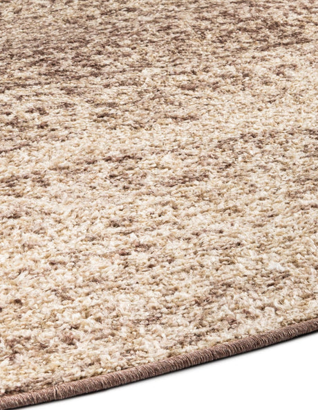 Beige 3' 1 x 3' 1 Autumn Round Area Rug 100% Polypropylene Durable Jute Backing Living Dining Room Bedroom Office Modern Decor Carpet for Sale at Rug Engine