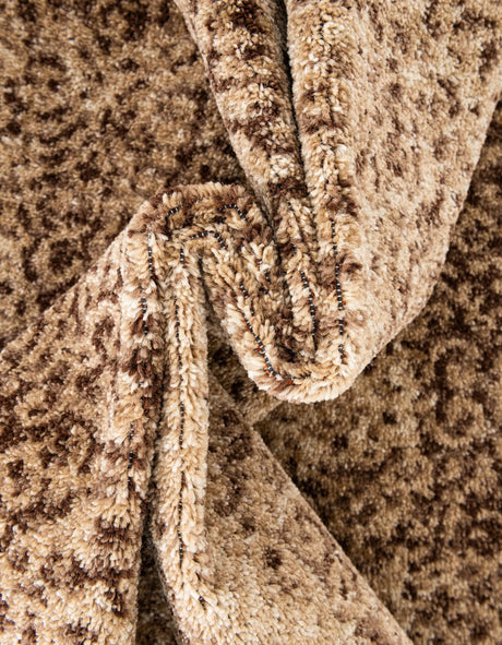 Beige 3' 1 x 3' 1 Autumn Round Area Rug 100% Polypropylene Durable Jute Backing Living Dining Room Bedroom Office Modern Decor Carpet for Sale at Rug Engine