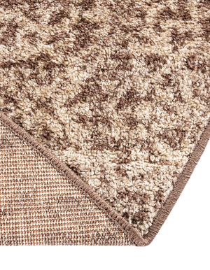 Beige 7' 10 x 7' 10 Autumn Round Area Rug 100% Polypropylene Durable Jute Backing Living Dining Room Bedroom Office Modern Decor Carpet for Sale at Rug Engine