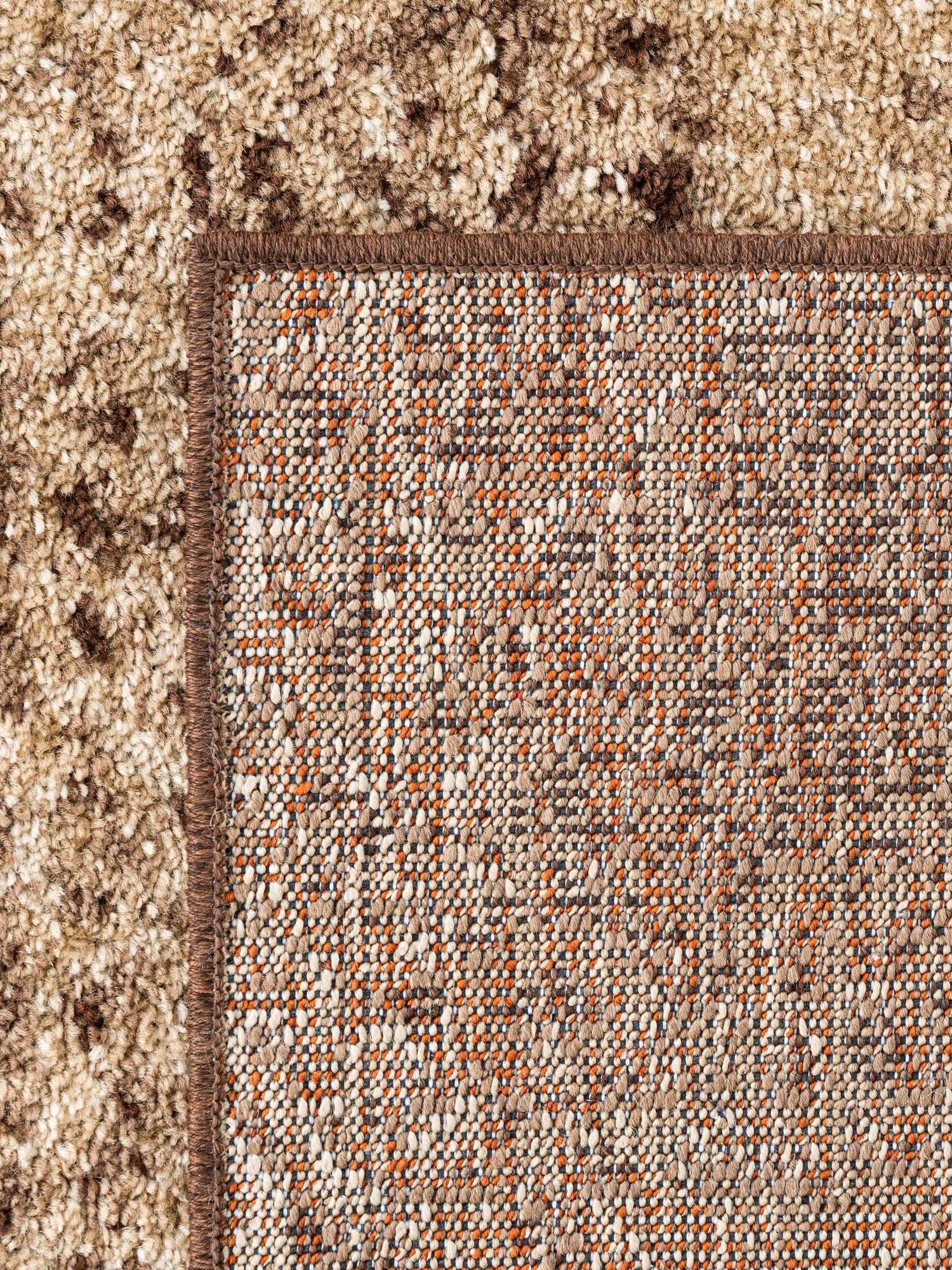 Beige 2' x 6' 1 Autumn Runner Area Rug 100% Polypropylene Durable Jute Backing Living Dining Room Bedroom Office Modern Decor Carpet for Sale at Rug Engine