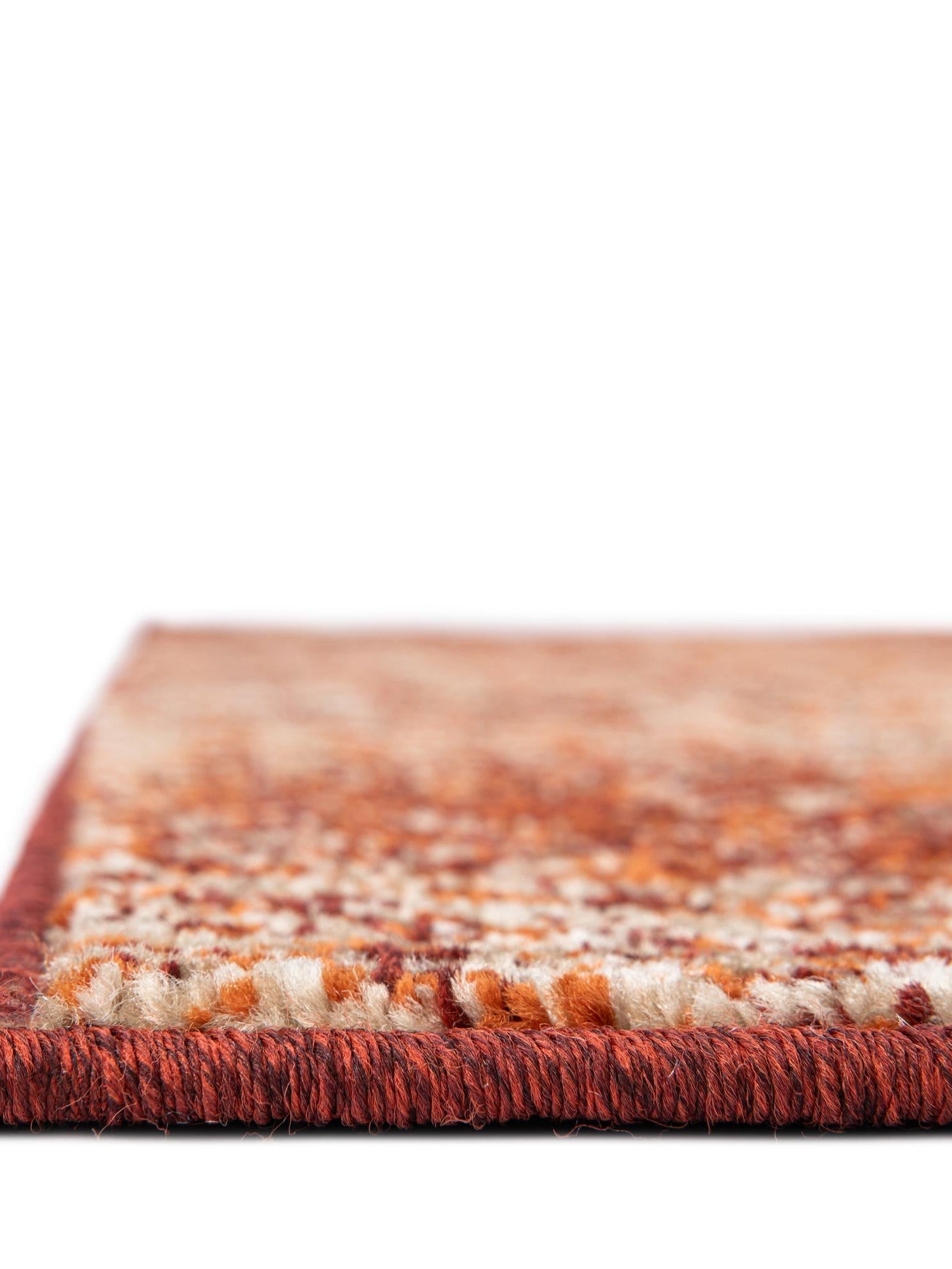 Terracotta 9' x 12' Autumn Rectangle Area Rug 100% Polypropylene Durable Jute Backing Living Dining Room Bedroom Office Modern Decor Carpet for Sale at Rug Engine