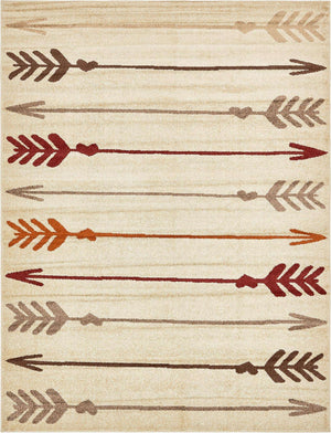 Beige 9' x 12' Autumn Rectangle Area Rug 100% Polypropylene Durable Jute Backing Living Dining Room Bedroom Office Modern Decor Carpet for Sale at Rug Engine