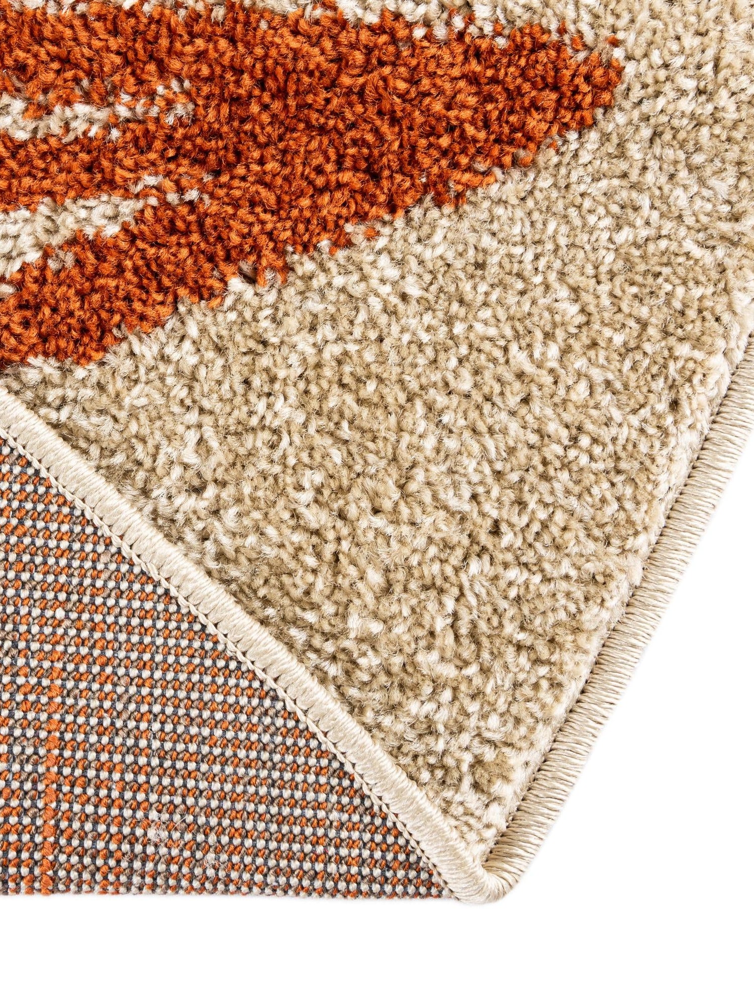 Beige 7' 10 x 7' 10 Autumn Round Area Rug 100% Polypropylene Durable Jute Backing Living Dining Room Bedroom Office Modern Decor Carpet for Sale at Rug Engine