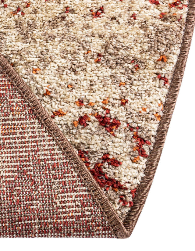 Beige 3' 1 x 3' 1 Autumn Round Area Rug 100% Polypropylene Durable Jute Backing Living Dining Room Bedroom Office Modern Decor Carpet for Sale at Rug Engine