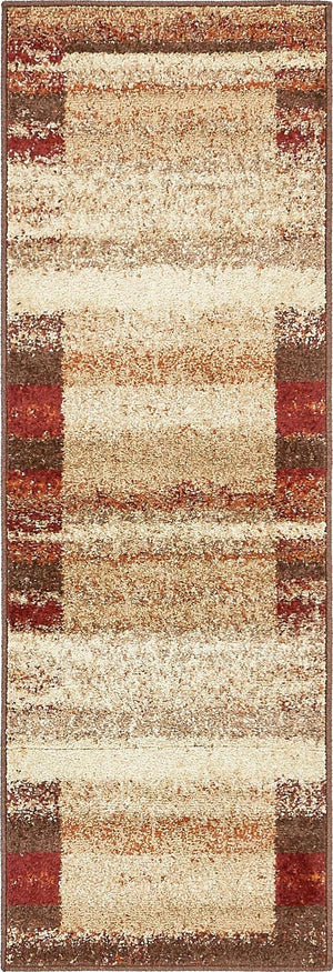 Beige 2' x 6' 1 Autumn Runner Area Rug 100% Polypropylene Durable Jute Backing Living Dining Room Bedroom Office Modern Decor Carpet for Sale at Rug Engine