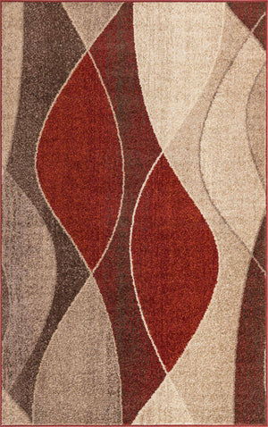 Multicolor 5' 3 x 8' Autumn Rectangle Area Rug 100% Polypropylene Durable Jute Backing Living Dining Room Bedroom Office Modern Decor Carpet for Sale at Rug Engine