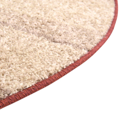 Multicolor 4' 1 x 4' 1 Autumn Round Area Rug 100% Polypropylene Durable Jute Backing Living Dining Room Bedroom Office Modern Decor Carpet for Sale at Rug Engine