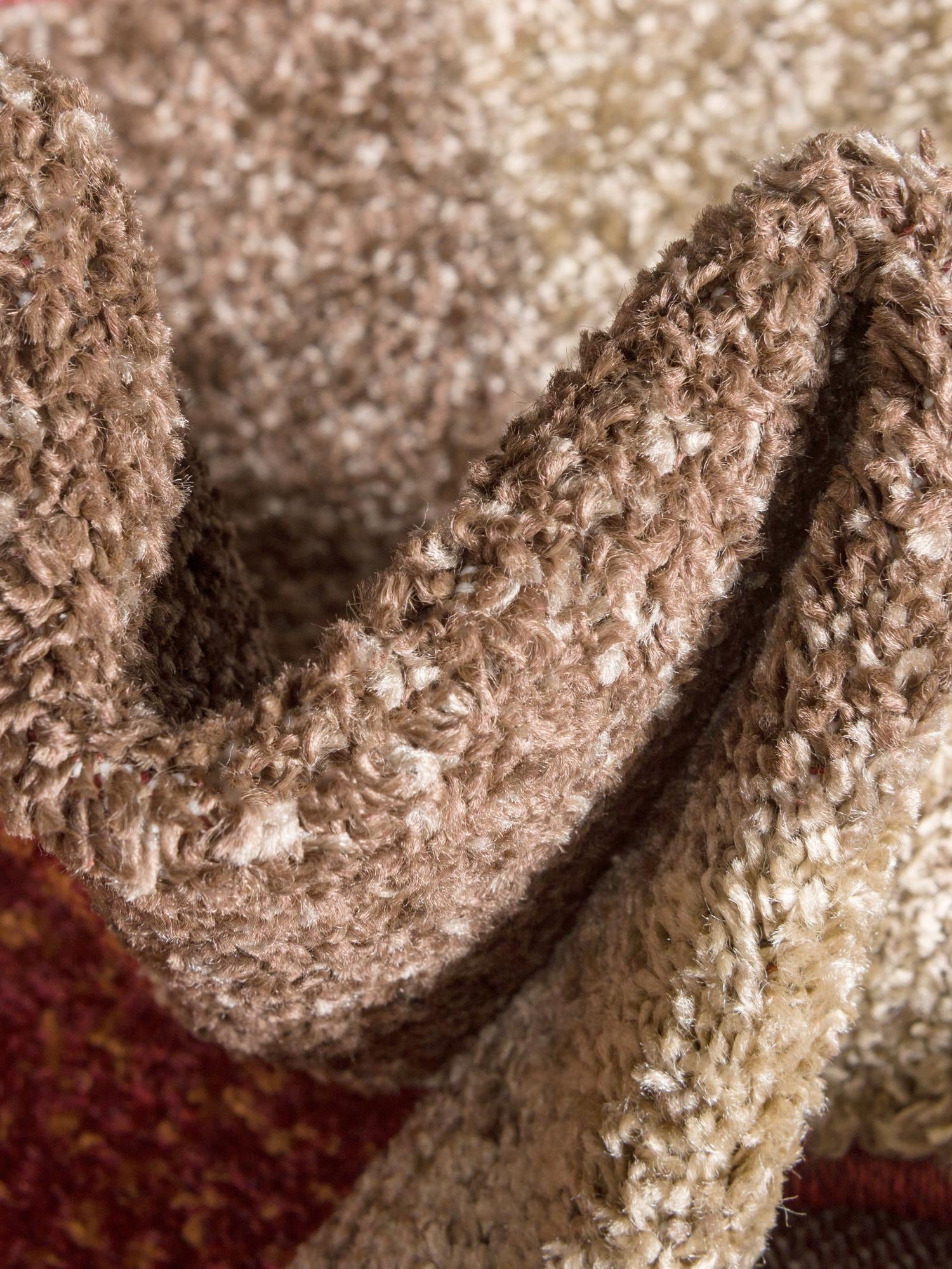 Multicolor 7' 10 x 7' 10 Autumn Round Area Rug 100% Polypropylene Durable Jute Backing Living Dining Room Bedroom Office Modern Decor Carpet for Sale at Rug Engine