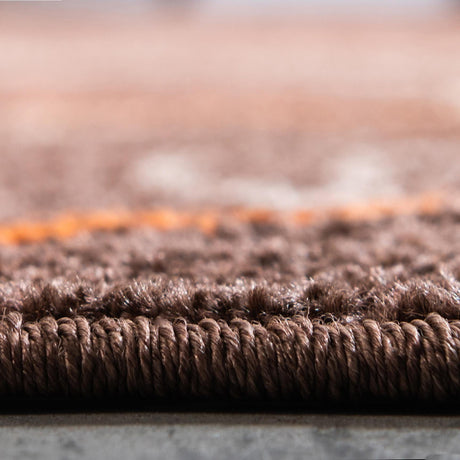 Brown 5' 1 x 8' Autumn Rectangle Area Rug 100% Polypropylene Durable Jute Backing Living Dining Room Bedroom Office Modern Decor Carpet for Sale at Rug Engine