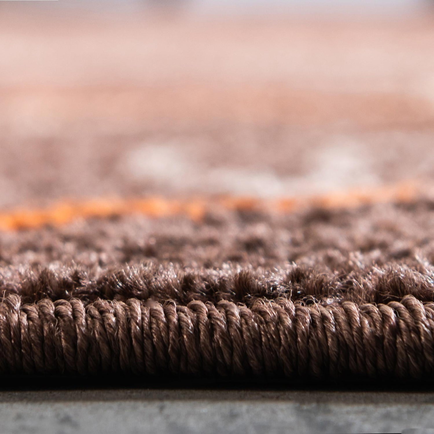 Brown 8' x 10' Autumn Rectangle Area Rug 100% Polypropylene Durable Jute Backing Living Dining Room Bedroom Office Modern Decor Carpet for Sale at Rug Engine