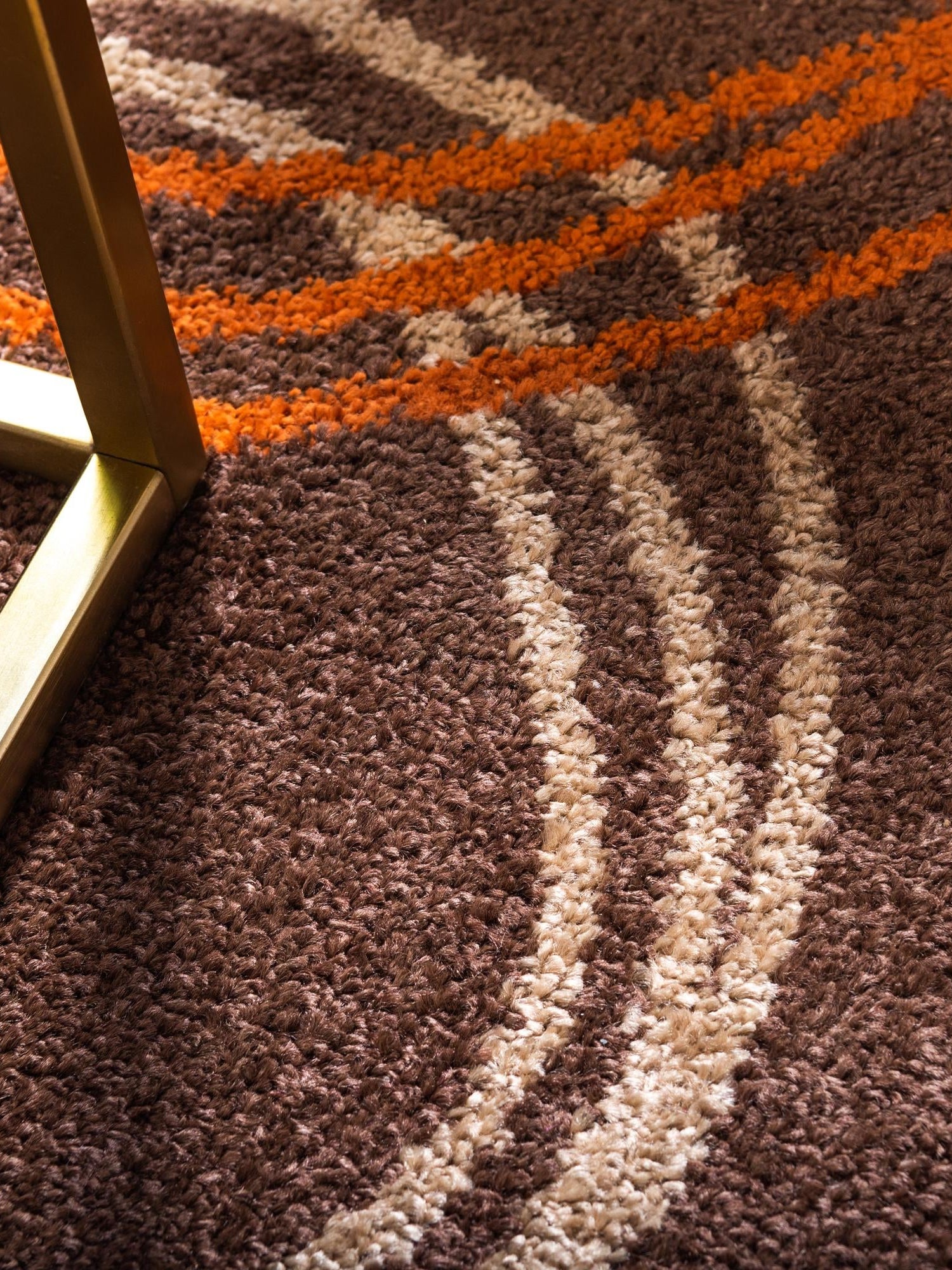 Brown 8' x 10' Autumn Rectangle Area Rug 100% Polypropylene Durable Jute Backing Living Dining Room Bedroom Office Modern Decor Carpet for Sale at Rug Engine