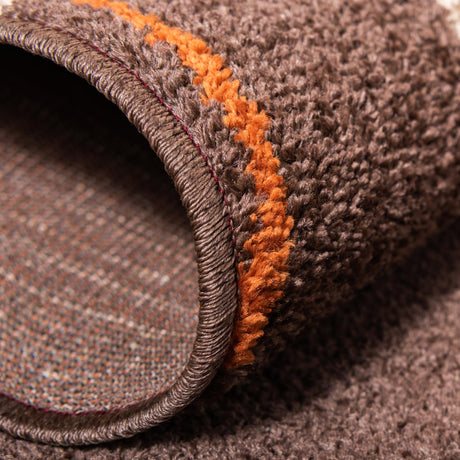 Brown 9' x 12' 2 Autumn Rectangle Area Rug 100% Polypropylene Durable Jute Backing Living Dining Room Bedroom Office Modern Decor Carpet for Sale at Rug Engine