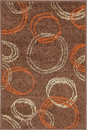 Brown 2' x 3' 1 Autumn Rectangle Area Rug 100% Polypropylene Durable Jute Backing Living Dining Room Bedroom Office Modern Decor Carpet for Sale at Rug Engine