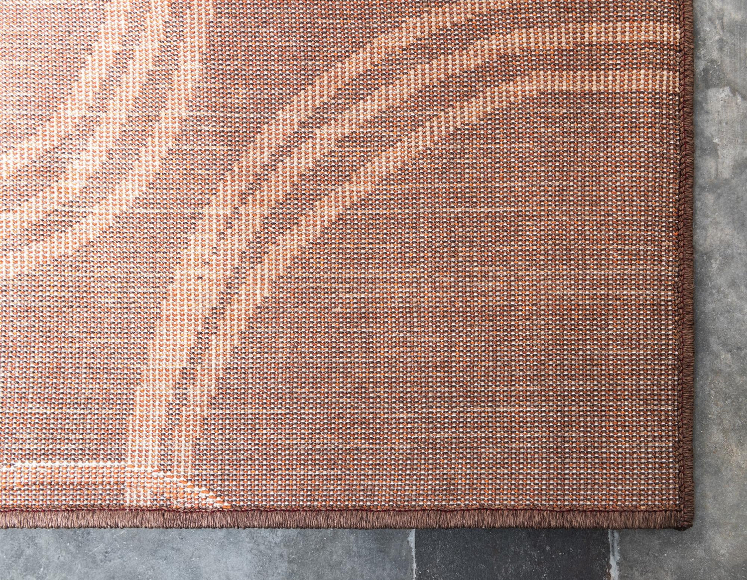 Brown 2' x 6' 1 Autumn Runner Area Rug 100% Polypropylene Durable Jute Backing Living Dining Room Bedroom Office Modern Decor Carpet for Sale at Rug Engine