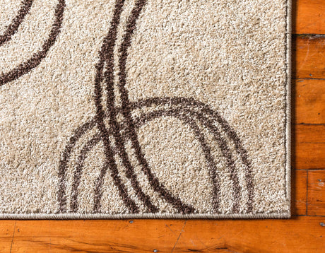 Beige 5' 1 x 8' Autumn Rectangle Area Rug 100% Polypropylene Durable Jute Backing Living Dining Room Bedroom Office Modern Decor Carpet for Sale at Rug Engine