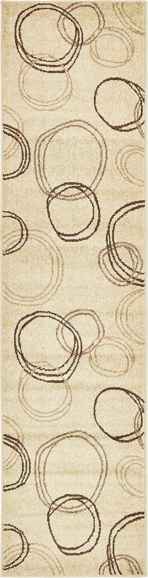 Beige 2' 7 x 10' Autumn Runner Area Rug 100% Polypropylene Durable Jute Backing Living Dining Room Bedroom Office Modern Decor Carpet for Sale at Rug Engine