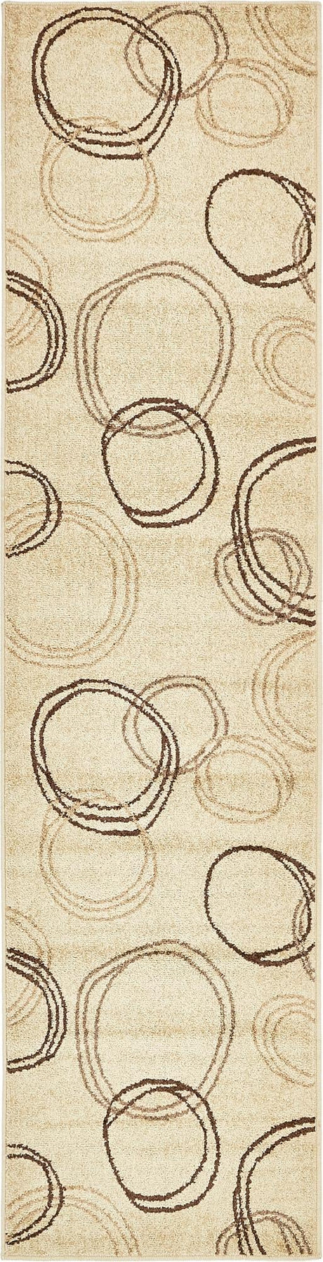 Beige 2' 7 x 10' Autumn Runner Area Rug 100% Polypropylene Durable Jute Backing Living Dining Room Bedroom Office Modern Decor Carpet for Sale at Rug Engine
