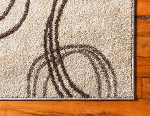 Beige 2' x 6' 1 Autumn Runner Area Rug 100% Polypropylene Durable Jute Backing Living Dining Room Bedroom Office Modern Decor Carpet for Sale at Rug Engine