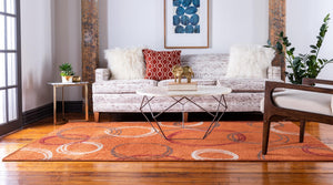 Terracotta 5' 1 x 8' Autumn Rectangle Area Rug 100% Polypropylene Durable Jute Backing Living Dining Room Bedroom Office Modern Decor Carpet for Sale at Rug Engine