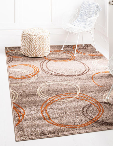 Light Brown 5' 1 x 8' Autumn Rectangle Area Rug 100% Polypropylene Durable Jute Backing Living Dining Room Bedroom Office Modern Decor Carpet for Sale at Rug Engine