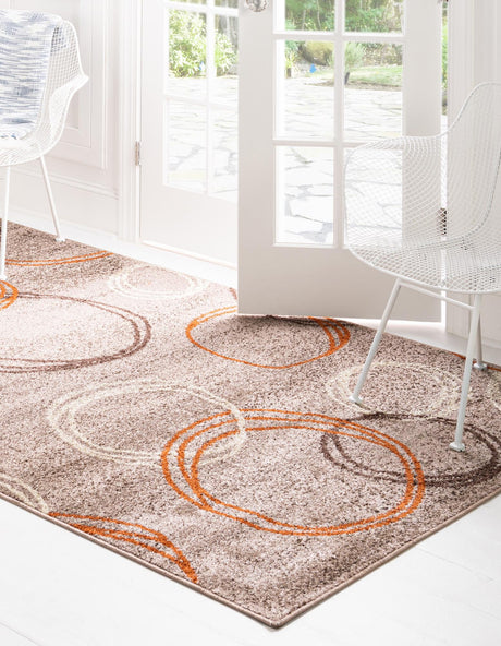 Light Brown 5' 1 x 8' Autumn Rectangle Area Rug 100% Polypropylene Durable Jute Backing Living Dining Room Bedroom Office Modern Decor Carpet for Sale at Rug Engine