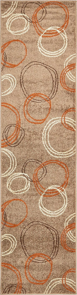 Light Brown 2' 7 x 10' Autumn Runner Area Rug 100% Polypropylene Durable Jute Backing Living Dining Room Bedroom Office Modern Decor Carpet for Sale at Rug Engine