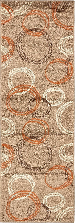 Light Brown 2' x 6' 1 Autumn Runner Area Rug 100% Polypropylene Durable Jute Backing Living Dining Room Bedroom Office Modern Decor Carpet for Sale at Rug Engine