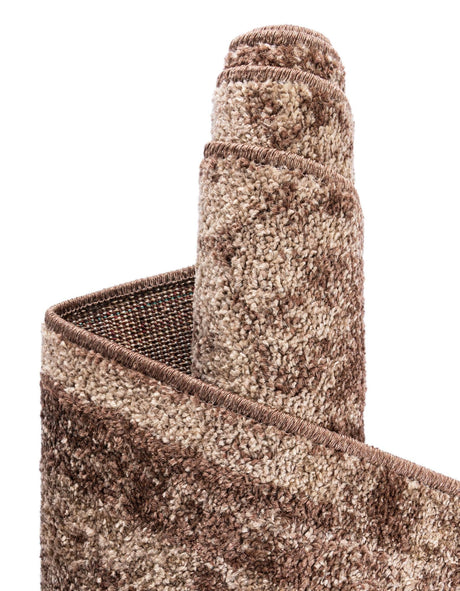 Brown 7' 10 x 7' 10 Autumn Round Area Rug 100% Polypropylene Durable Jute Backing Living Dining Room Bedroom Office Modern Decor Carpet for Sale at Rug Engine