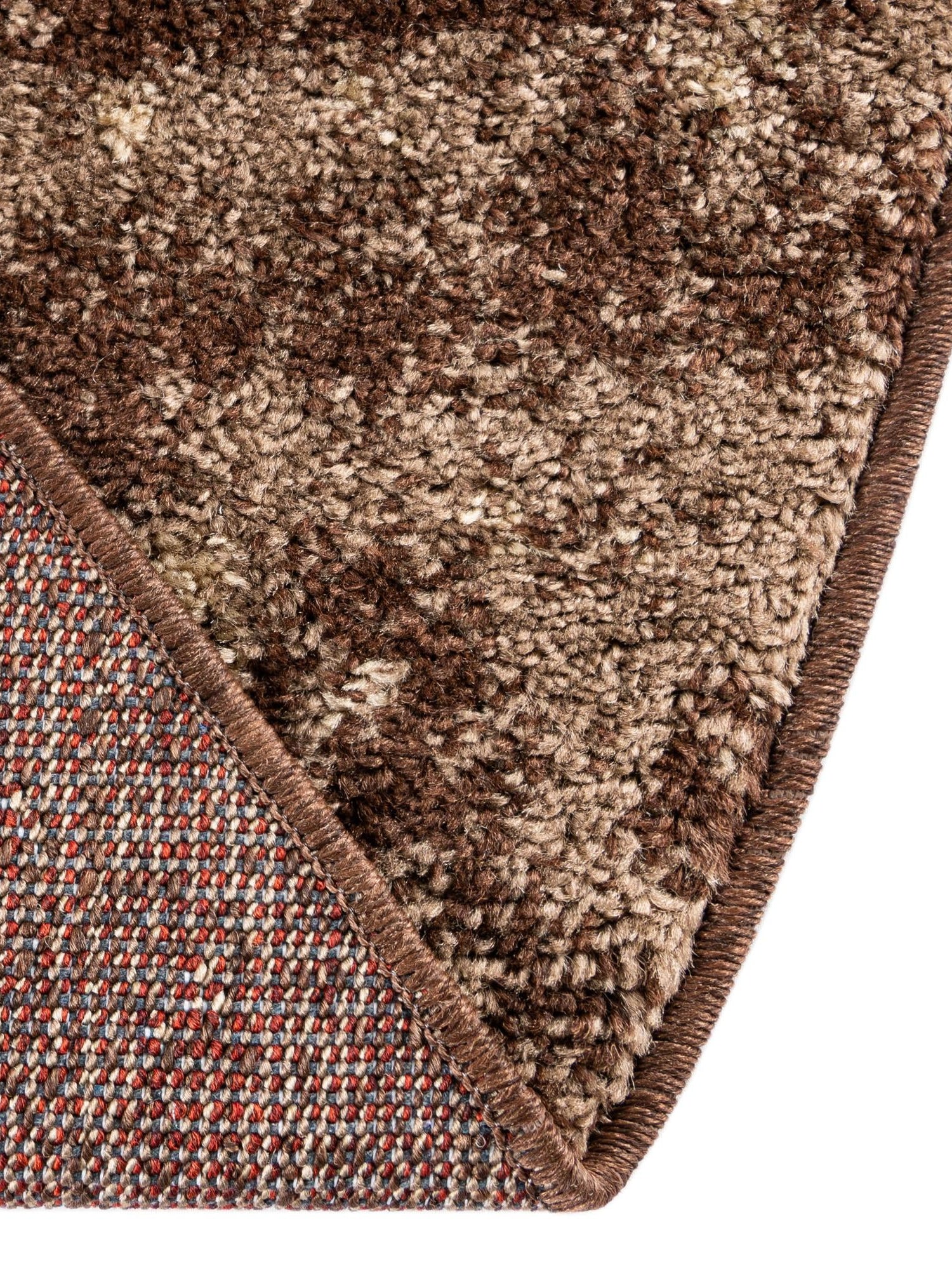 Brown 3' 1 x 3' 1 Autumn Round Area Rug 100% Polypropylene Durable Jute Backing Living Dining Room Bedroom Office Modern Decor Carpet for Sale at Rug Engine