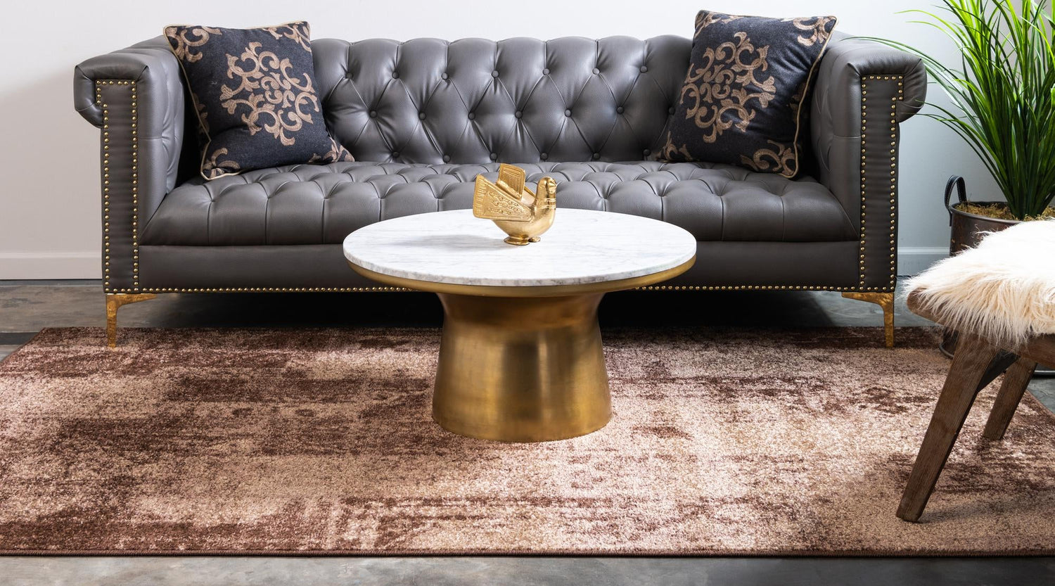 Brown 5' 3 x 8' Autumn Rectangle Area Rug 100% Polypropylene Durable Jute Backing Living Dining Room Bedroom Office Modern Decor Carpet for Sale at Rug Engine