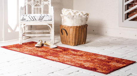 Terracotta 2' 7 x 10' Autumn Runner Area Rug 100% Polypropylene Durable Jute Backing Living Dining Room Bedroom Office Modern Decor Carpet for Sale at Rug Engine