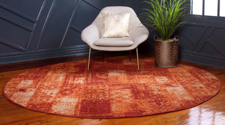 Terracotta 7' 10 x 7' 10 Autumn Round Area Rug 100% Polypropylene Durable Jute Backing Living Dining Room Bedroom Office Modern Decor Carpet for Sale at Rug Engine