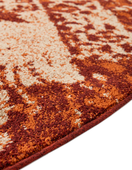 Terracotta 3' 1 x 3' 1 Autumn Round Area Rug 100% Polypropylene Durable Jute Backing Living Dining Room Bedroom Office Modern Decor Carpet for Sale at Rug Engine
