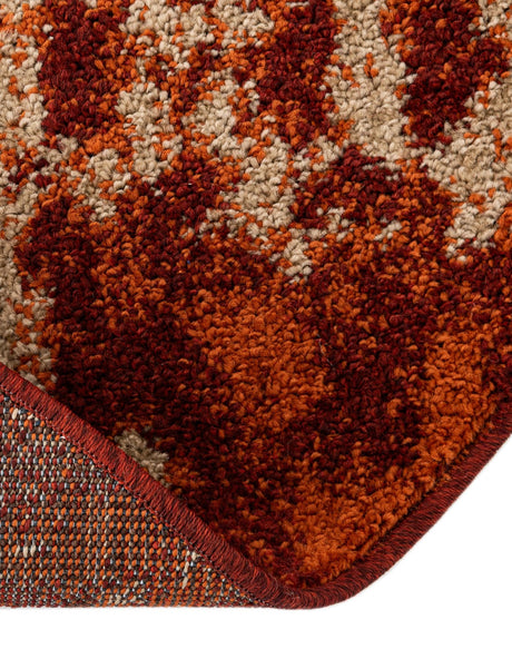 Terracotta 3' 1 x 3' 1 Autumn Round Area Rug 100% Polypropylene Durable Jute Backing Living Dining Room Bedroom Office Modern Decor Carpet for Sale at Rug Engine