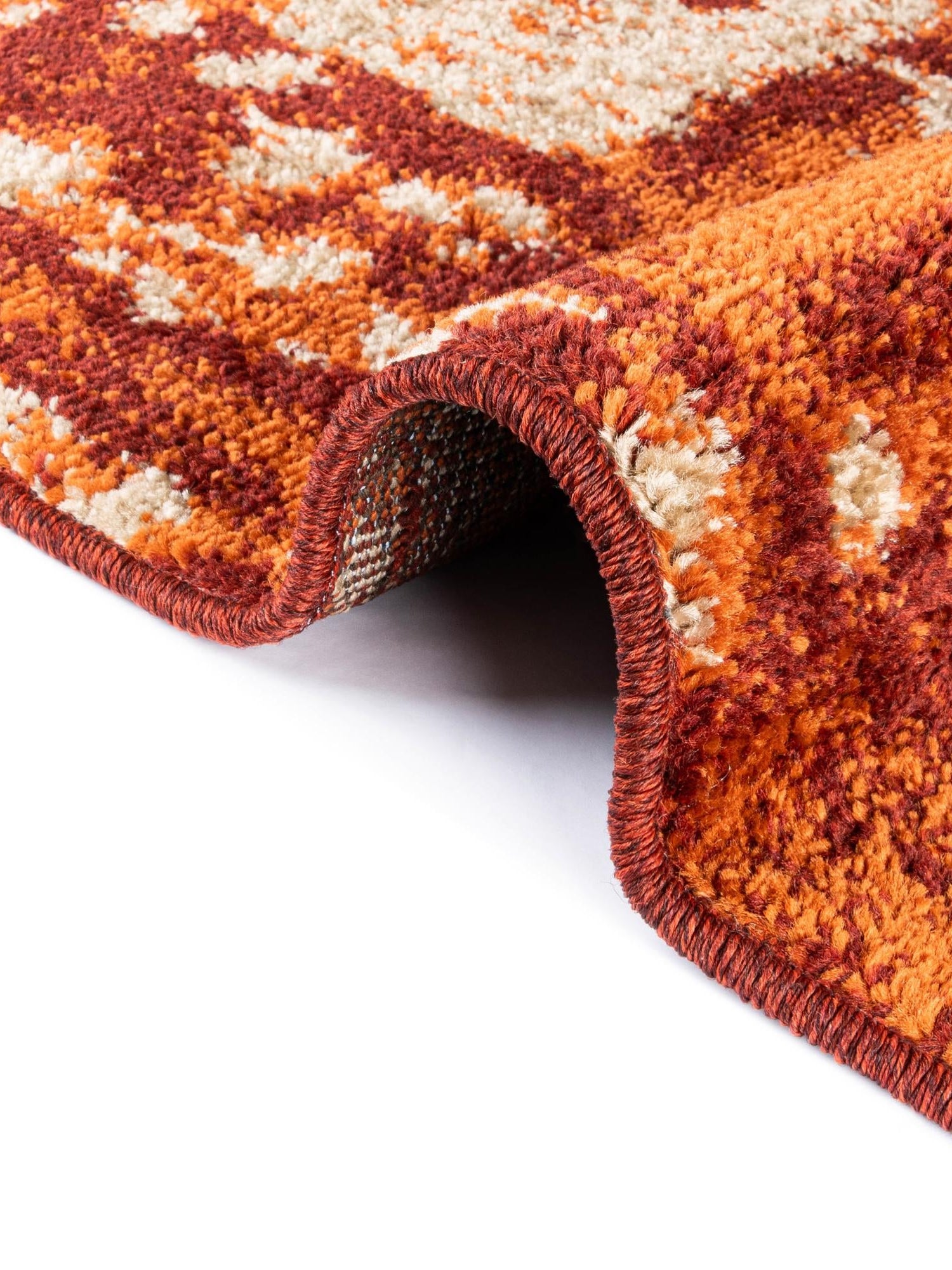 Terracotta 7' 10 x 7' 10 Autumn Round Area Rug 100% Polypropylene Durable Jute Backing Living Dining Room Bedroom Office Modern Decor Carpet for Sale at Rug Engine